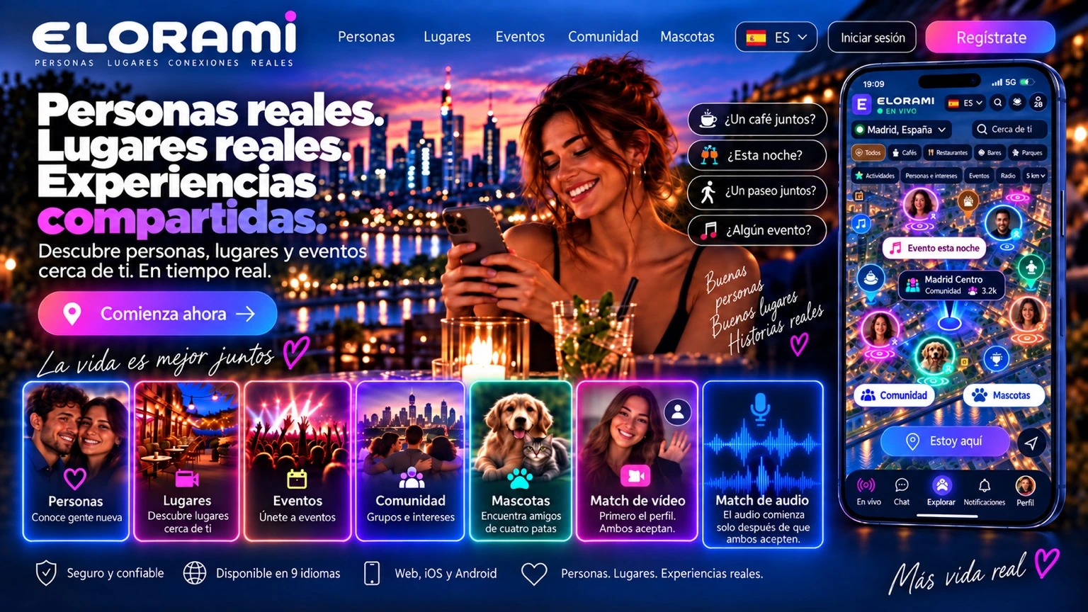 Imagen ilustrativa: las personas, los lugares y los contadores mostrados no son datos LIVE.
