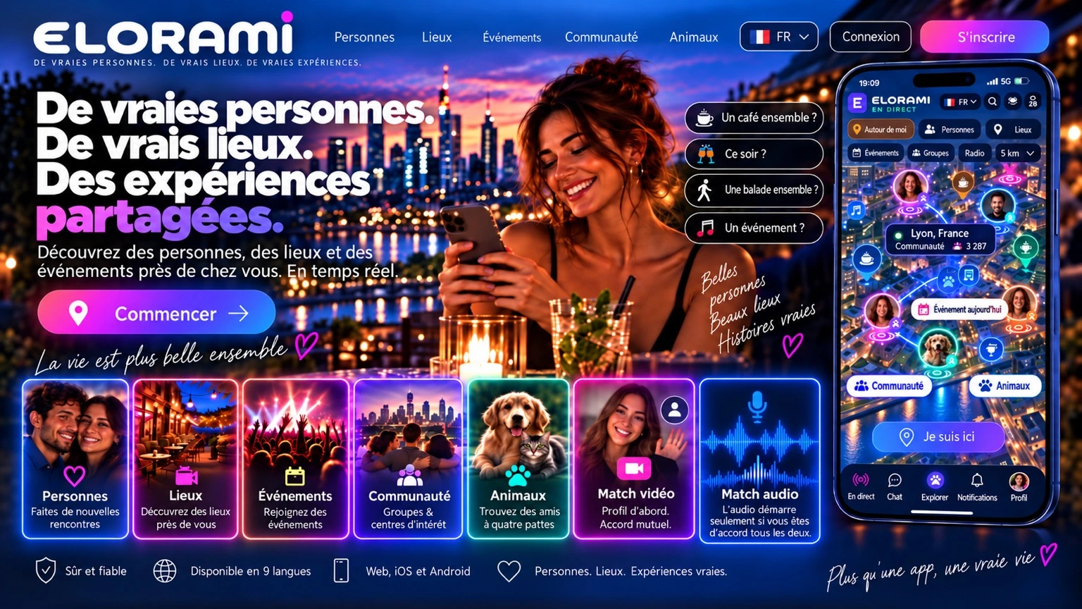 Illustration : les personnes, lieux et compteurs affichés ne sont pas des données LIVE.